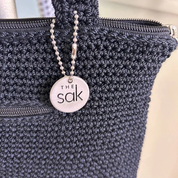 The Sak Black Knit Tote Bag - Picture 5 of 7